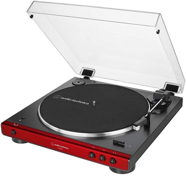 Tocadiscos Audiotechnica AT-LP60XBT-RD: Vinilo Automático con Conectividad Bluetooth