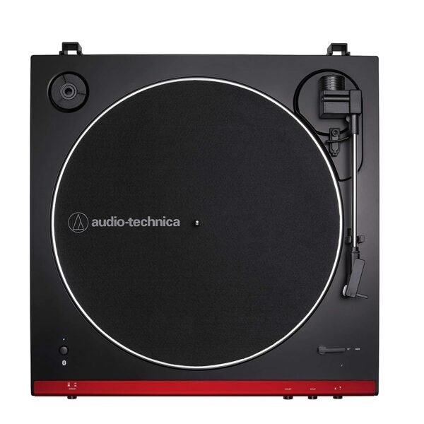 Tocadiscos Audiotechnica AT-LP60XBT-RD: Vinilo Automático con Conectividad Bluetooth