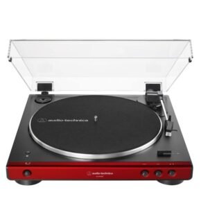 Tocadiscos Audiotechnica AT-LP60XBT-RD: Vinilo Automático con Conectividad Bluetooth