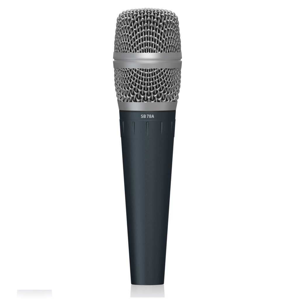 Behringer SB78A – Micrófono cardioide de condensador para voces e instrumentos