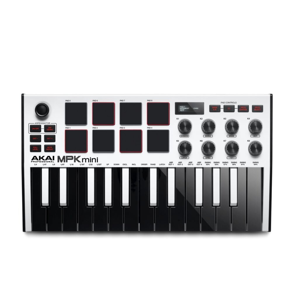 Controlador MIDI Akai MPK Mini 3 W