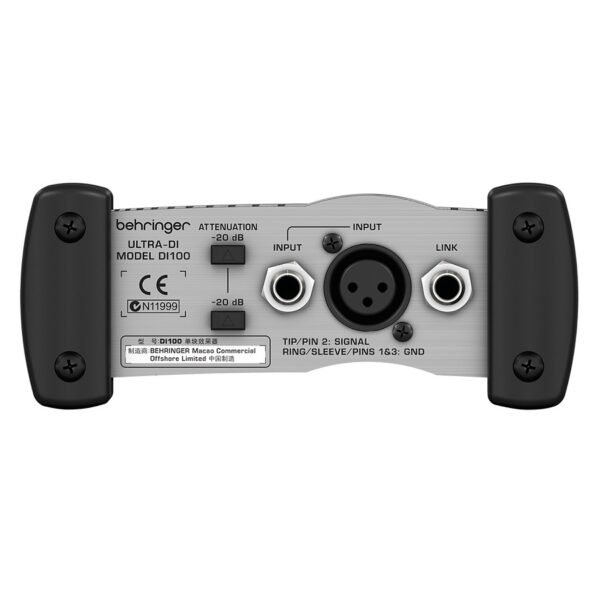 Behringer DI100 - Caja de Inyección Activa para Instrumentos