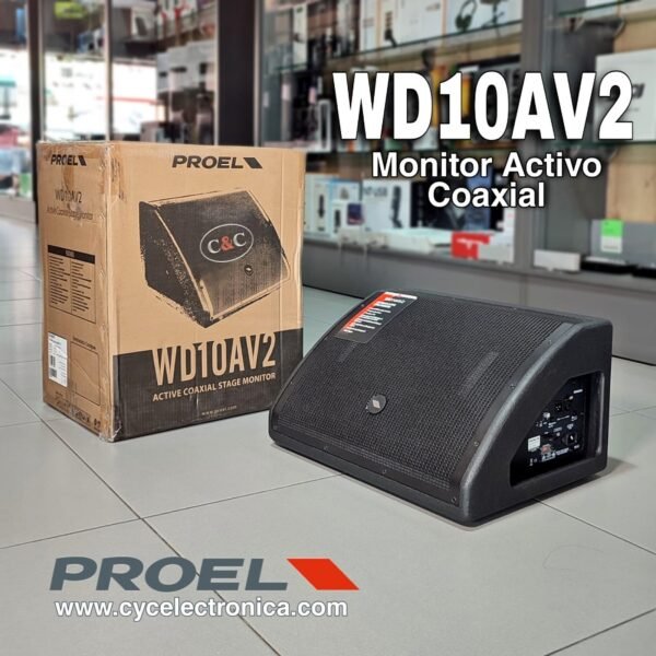 Proel WD10AV2 Monitor Amplificado