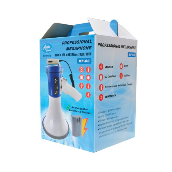 Megáfono MF-60 línea profesional – Audio Sound