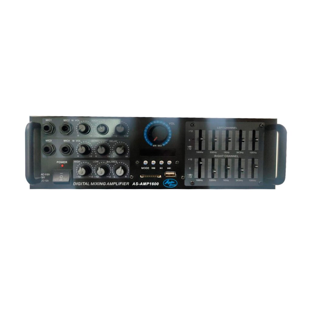 Amplificador de Sonido Audio Sound AS-AMP1600 Bluetooth