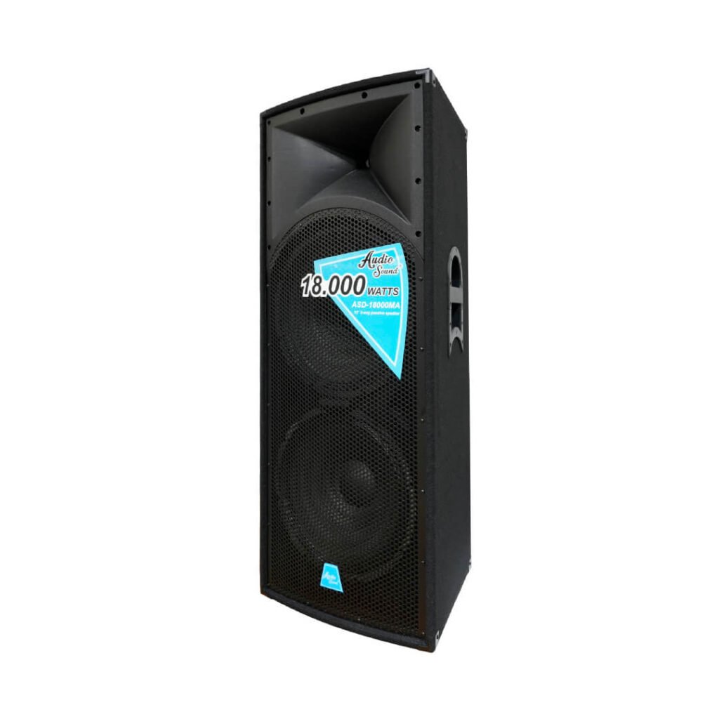 Cabina Pasiva Audio Sound ASD-18000MA Doble 15 Pulgadas