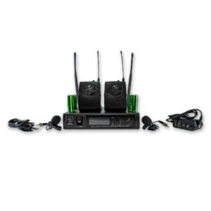 Micrófonos inalámbricos dobles de solapa UHF-208WM980-MHL – Audio Sound