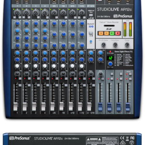 MEZCLADORA ANALOGA E INTERFAZ DE AUDIO STUDIOLIVE AR12C