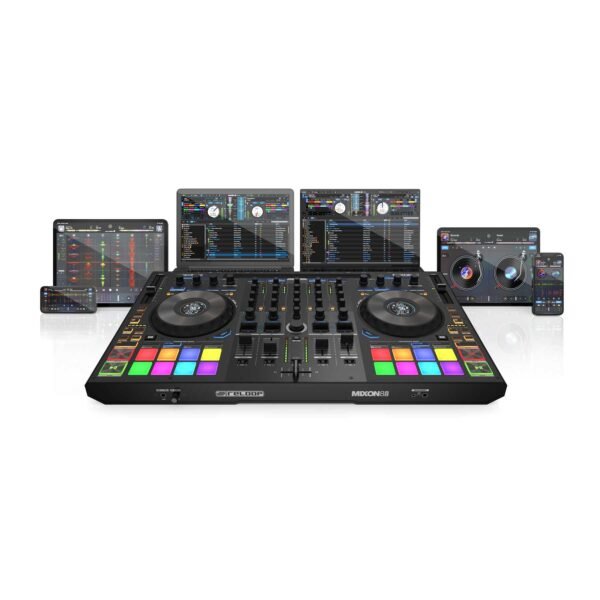 Mixon8 PRO controlador Dj Hibrido Reloop 4Ch, Serato