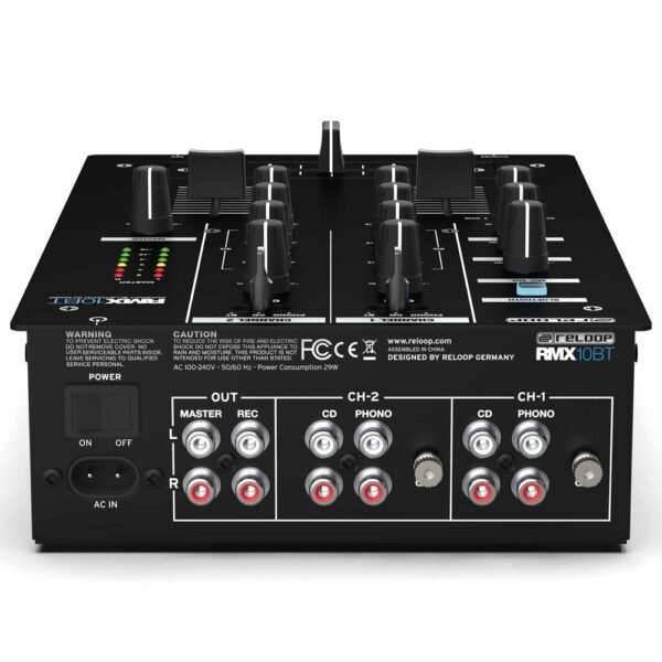 RMX-10BT Reloop Mixer 2 Canales con Bluetooth