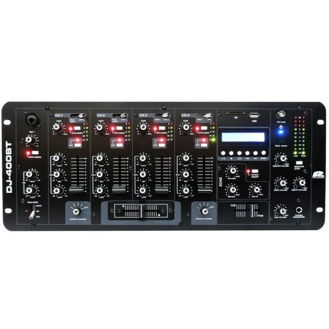 Mixer 4 Canales con Bluetooth DJ-400BT Pa Pro Audio USB / SD: imagen 1