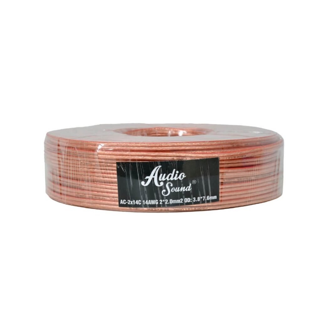 Cable Desoxigenado Audio Sound AC-2X14C Calibre 14 Rollo 100 Metros