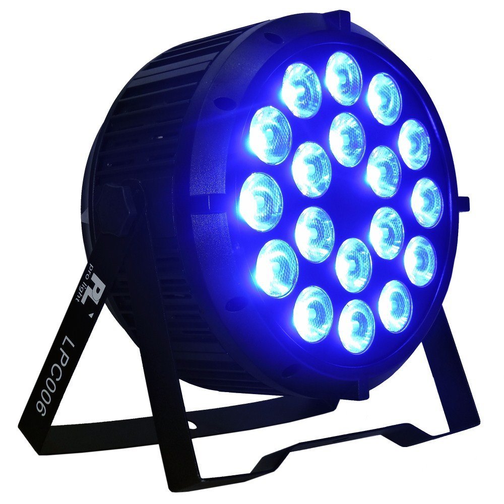 Par LED LPC006 PL PRO LIGHT 18x15w 6en1 RGBWA UV: imagen 1