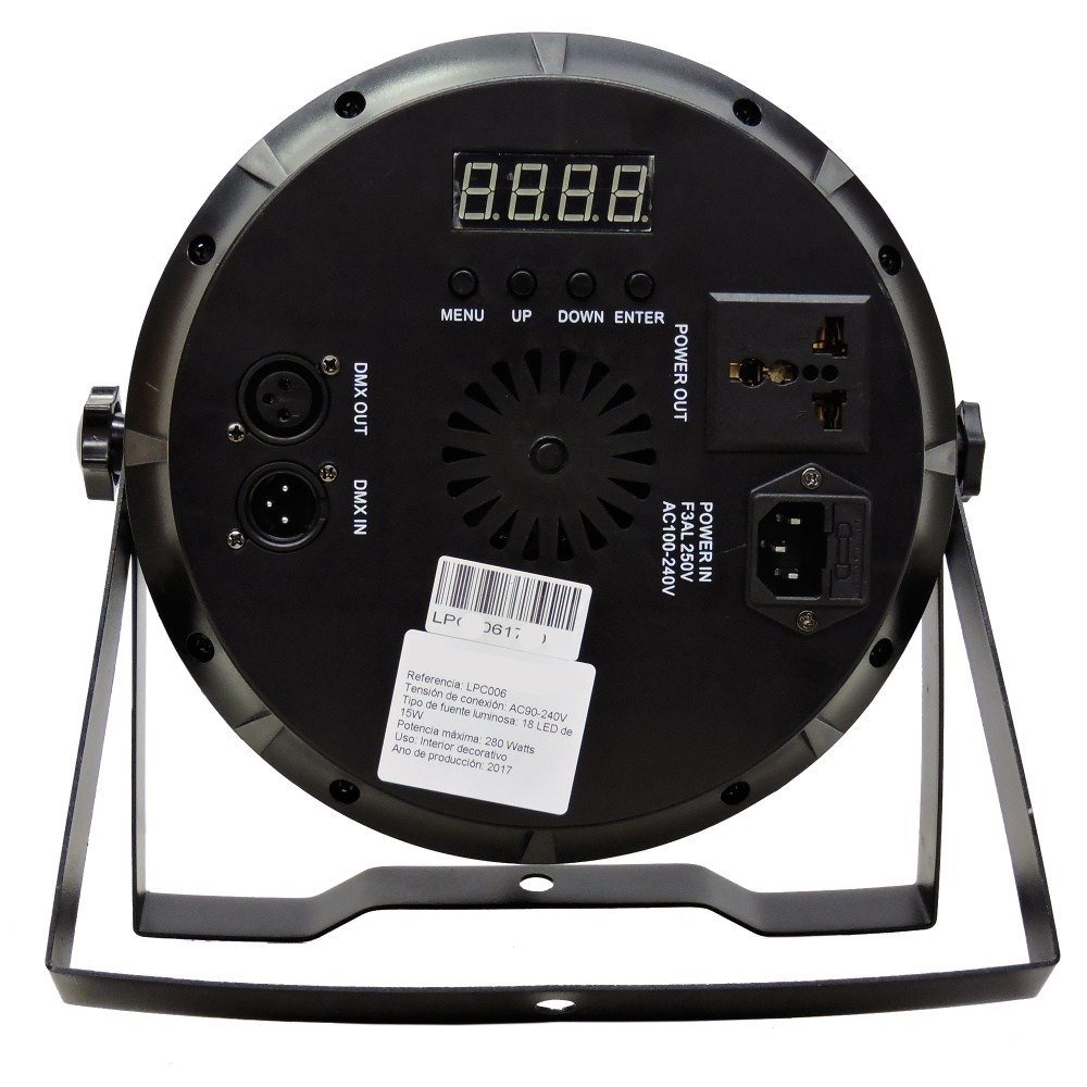 Par LED LPC006 PL PRO LIGHT 18x15w 6en1 RGBWA UV: imagen 5