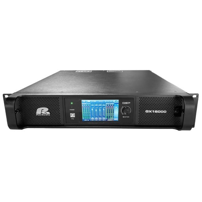 Amplificador Digital GX 16000 Pa Pro Audio. 4CH 6.800w x 2