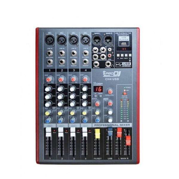 CONSOLA PRO DJ CH4USB