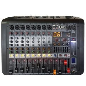 Consola Amplificada Pa Pro Audio MIX-8P 8CH / USB / Bluetooth